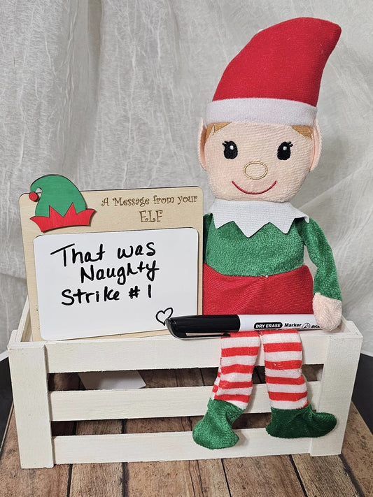 Elf on a Shelf dry erase board
